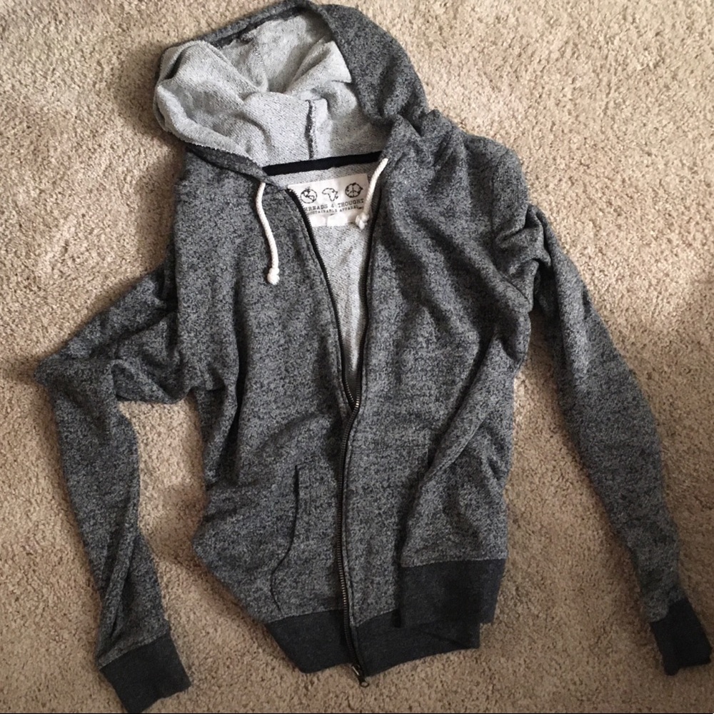 Threads For Thought zip up sweatshirt